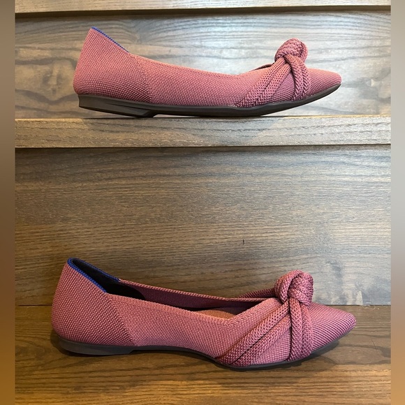 NWOT Rothy's The Knot Point II in Mauve Size 5.5 - Picture 8 of 13
